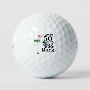Balles De Golf Golf 50e Anniversaire Par tee trente party pour go