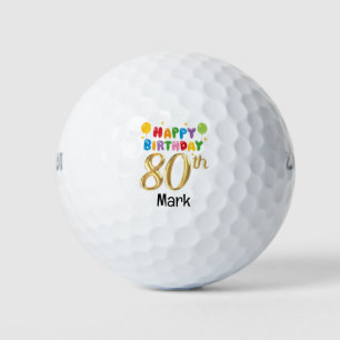 Balles De Golf Golf 80e anniversaire pour Golfer