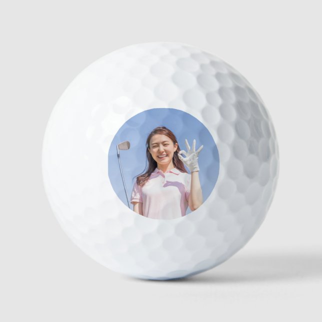 Balles De Golf Golf avec votre propre photo (Recto)