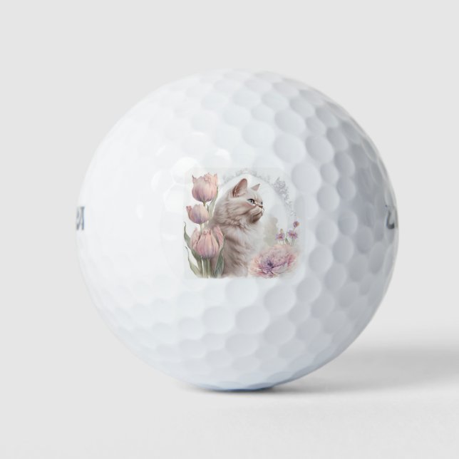 Balles De Golf Golf Ball Kitten Cat Animaux (Devant)