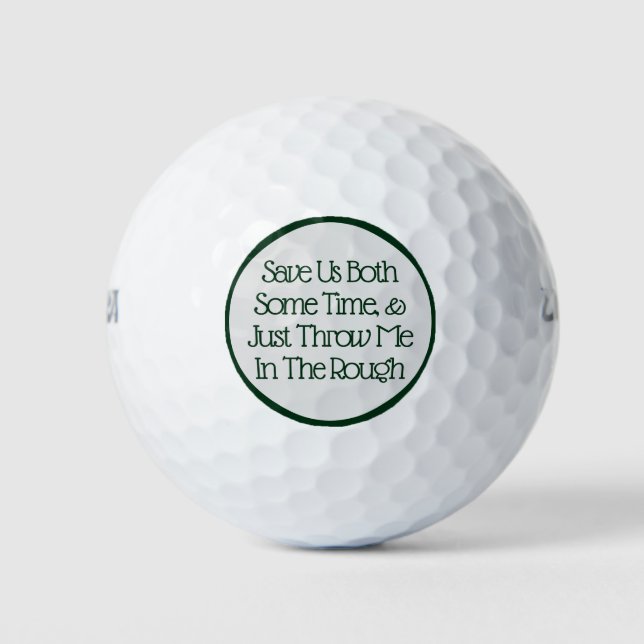 Balles De Golf Golf Ball Sarcasm (Devant)