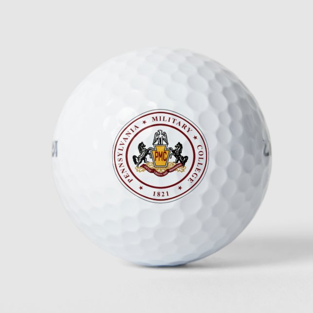 Balles De Golf + Golf Balls avec PMC SEAL Logo (Devant)