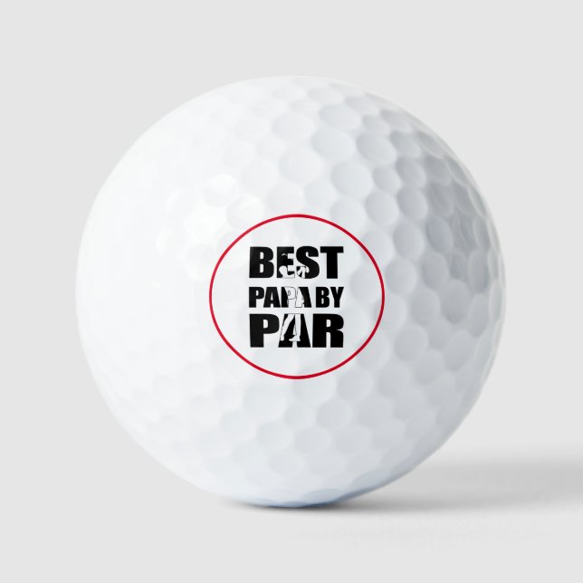 Balles De Golf Golf best Papa par Par (Recto)