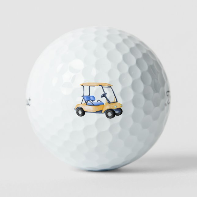 Balles De Golf Golf Cart Golf Balls (Recto)