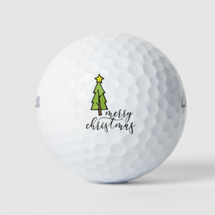 Balles De Golf Golf Christmas Tree Joyeux Noël