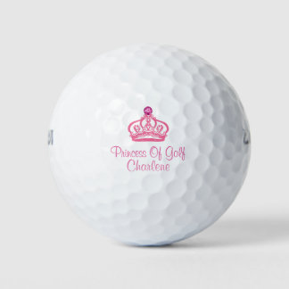 Balles De Golf Golf de Monogramme rose Dames