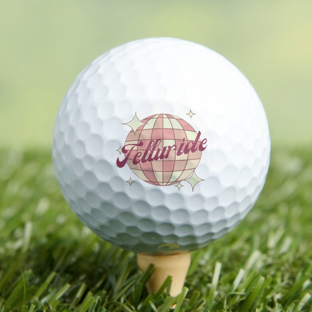 Balles De Golf Golf de Telluride Colorado City (Créateur téléchargé)