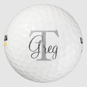 Balles De Golf Golf fait sur commande Balls Initials Name de