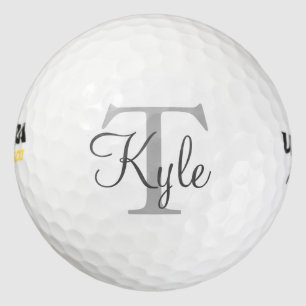 Balles De Golf Golf fait sur commande Balls Initials Name de