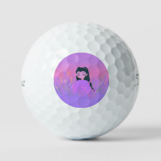 Balles De Golf Golf Girl Lavender Daydream