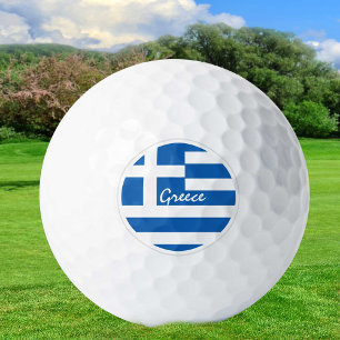 Balles De Golf Golf Grèce & drapeau grec / Golf Ball