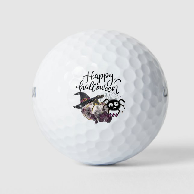 Balles De Golf Golf Halloween avec fantôme éffrayant effrayant ar (Devant)