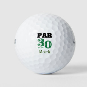 Balles De Golf Golf Joyeux 30e anniversaire par 30 ans