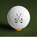 Balles De Golf Golf moderne typographie initiales monogramme élég<br><div class="desc">Paraphes de typographie moderne golf monogramme simple design élégant.</div>