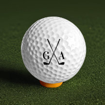 Golf moderne typographie initiales monogramme élég