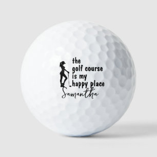 Balles De Golf Golf My Happy Thème Lady Golf Balls