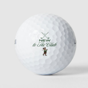 Balles De Golf Golf "NOUVEAU AU CLUB" Baby Shower