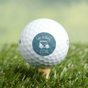 Balles De Golf Golf Panier Live to Golf Monogrammes Initiales Tur