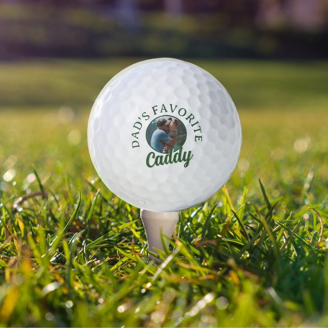 Balles De Golf Golf Papa Favori Caddy Nom personnalisé (Help remind dad who his favorite caddy is - on and off the course! )