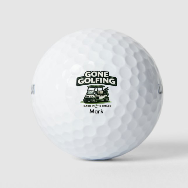 Balles De Golf Golf Parti au golf pour la retraite (Devant)