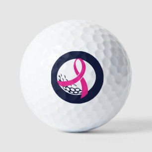 Balles De Golf Golf Pink Ribbon Sensibilisation au cancer du sein