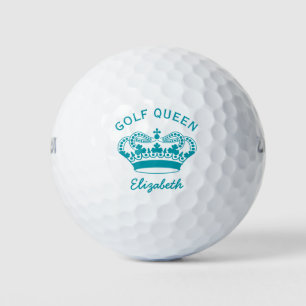 Balles De Golf Golf Queen Couronne Turquoise