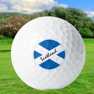 Balles De Golf Golf Scotland & Scottish Flag / Golf Ball
