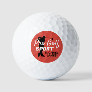 Balles De Golf Golf Silhouette, Pro Golf Sport, Personnalisé