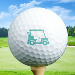 Balles De Golf Golfer Golf Player Panier Sports Turquoises Cool