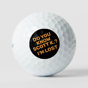 Balles De Golf Golfer Lost Ball Funny Gras Lettres