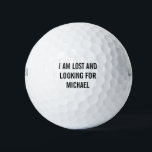 Balles De Golf Golfer Lost Ball Nom personnalisé Golf Ball<br><div class="desc">Golfer Lost Ball Custom Name Golf Ball. Funny gift idea for familiy or friends.</div>