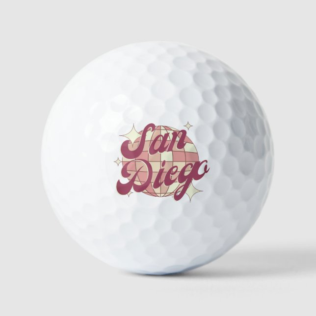 Balles De Golf golfeur accessoire de San Diego (Recto)