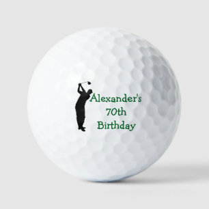 Balles De Golf Golfeur d'anniversaire Drôle 70 ans heureux Papa B
