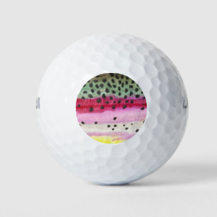 Balles De Golf Golfeur de truite arc-en-ciel