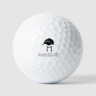 Balles De Golf golfeur initial/nom personnalisé monogramme Golf B
