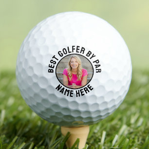 Balles De Golf Golfeur Photo Personnalisée Simple