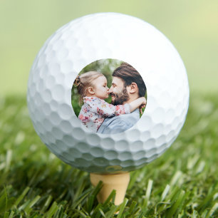 Balles De Golf Golfeur Photo Simple Personnalisée