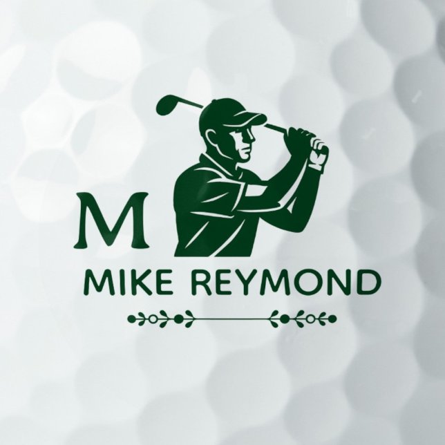 Balles De Golf Golfeur vert (Créateur téléchargé)