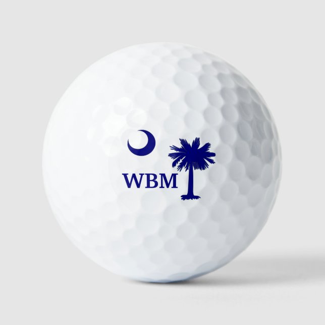 Balles De Golf Golfiste de Caroline du Sud (Recto)