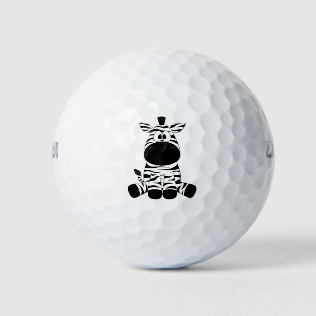 Balles De Golf Goofy Zebra (Devant)