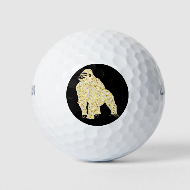 BALLES DE GOLF GORILLA BLING (Devant)