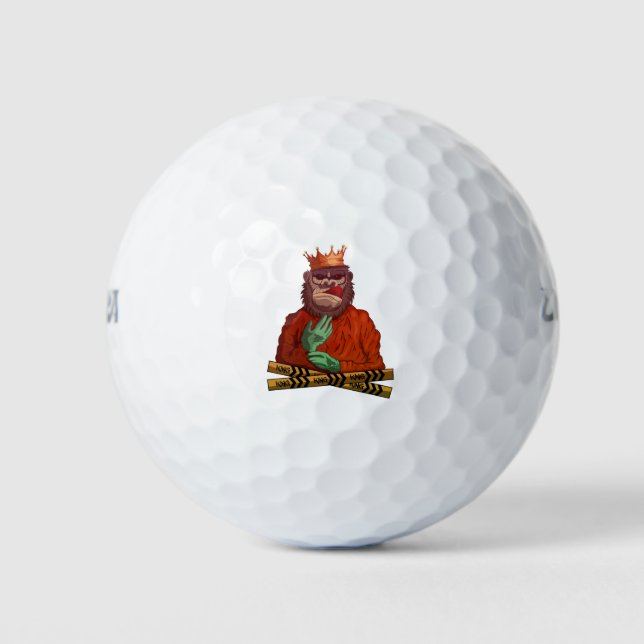 Balles De Golf Gorilla King (Devant)
