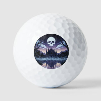 Balles De Golf Gothique Skull Golf Ball