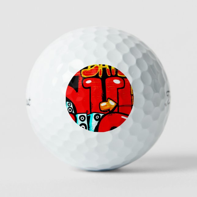 Balles De Golf Graffiti 19 tpv1 gbcna (Recto)