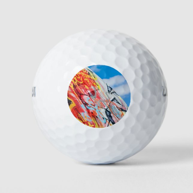 Balles De Golf graffiti de planète (Devant)