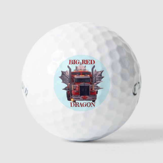 BALLES DE GOLF GRAND DRAGON ROUGE (Recto)