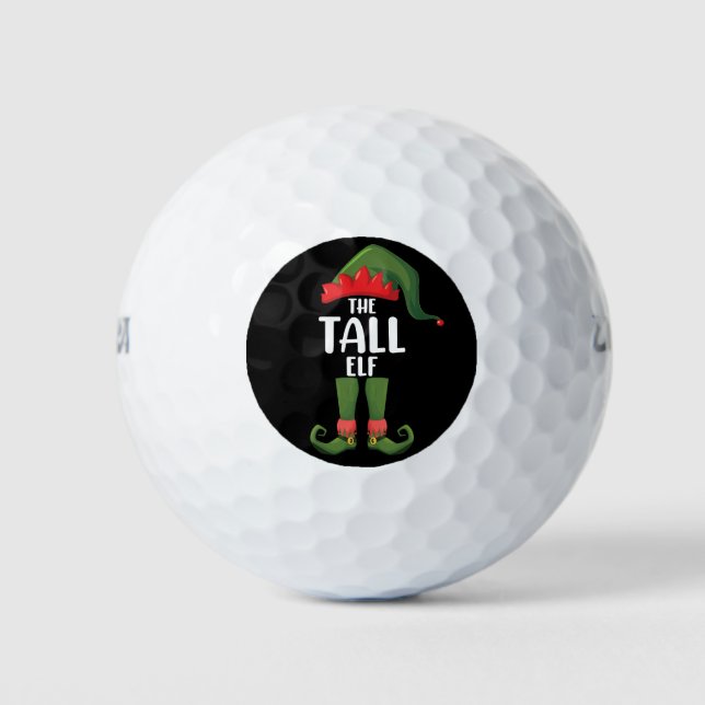 Balles De Golf Grand Elf Correspondant à la famille Noël (Devant)