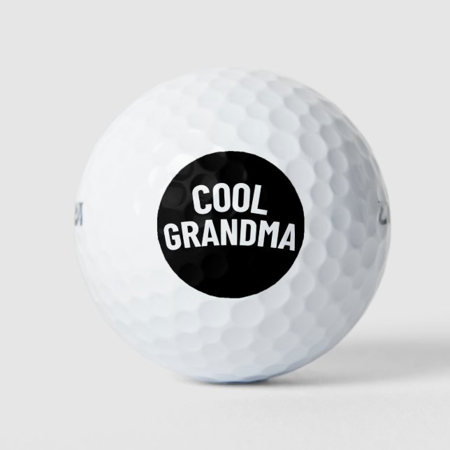 Balles De Golf Grand-mère cool (Devant)