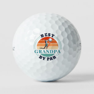 Balles De Golf Grand-parents Day Retro Custom Grand-pa