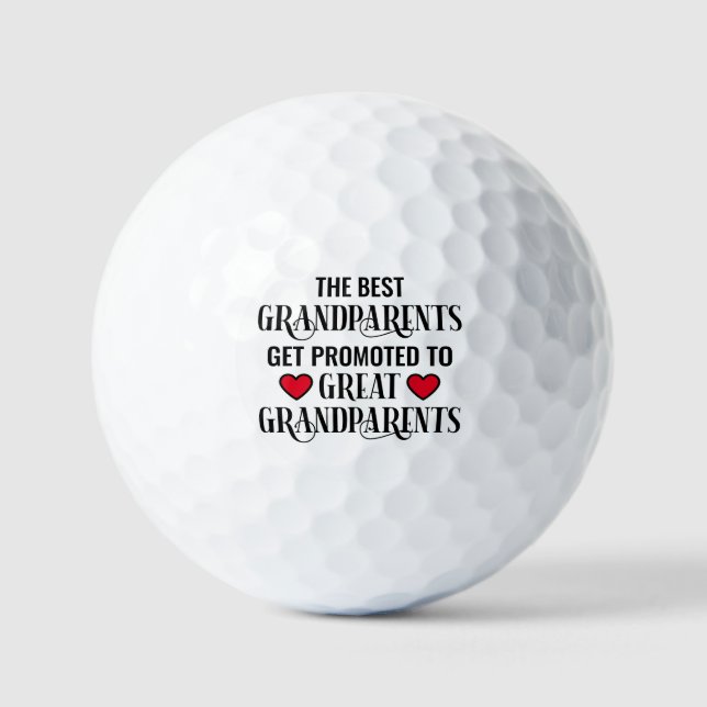 Balles De Golf Grand-parents Promotion aux grands-parents (Recto)